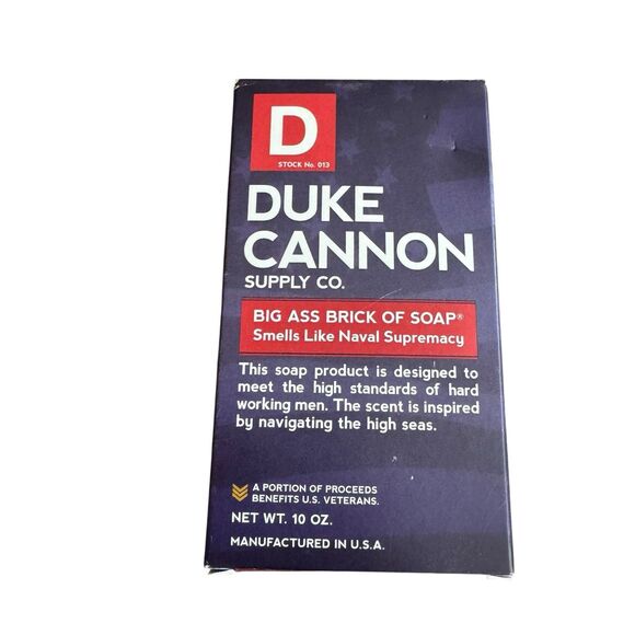 Duke Cannon Naval Diplomacy Big Brick of Soap for Men 10 oz - Picture 3 of 6
